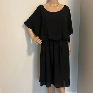 New Noir short sleeve black dress size 14